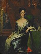 david von krafft Portrait of Princess Hedvig Sofia of Sweden, Duchess of Holstein-Gottorp Spain oil painting artist
